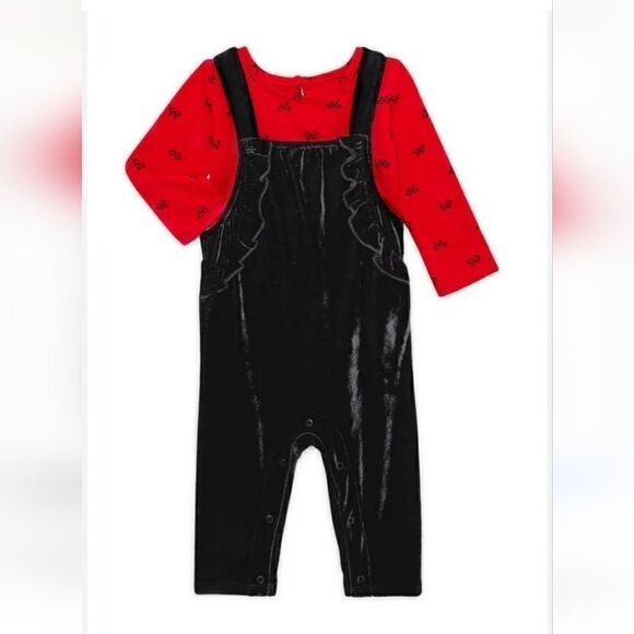 Nwt Baby Girls Holiday Christmas Outfit Bundle - Picture 7 of 9